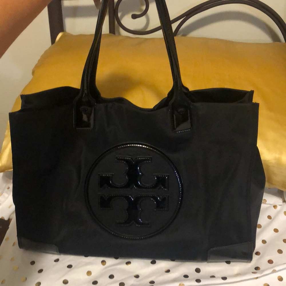 Tory Burch Ella Patent Nylon Tote
